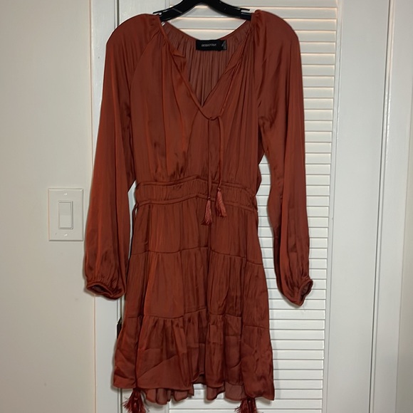 Mink Pink Susa dress size XS rust - Picture 5 of 7